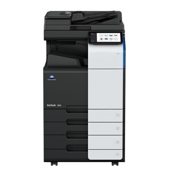 Máy photocopy đen trắng đa chức năng đơn sắc A3 (MFP) Konicaminolta Bizhub 300i